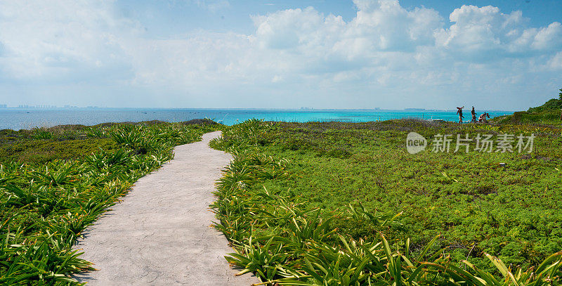 Isla Mujeres的自然景观